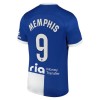 Conjunto (Camiseta+Pantalón Corto) Atlético Madrid Memphis 9 Segunda Equipación 23-24 - Niño